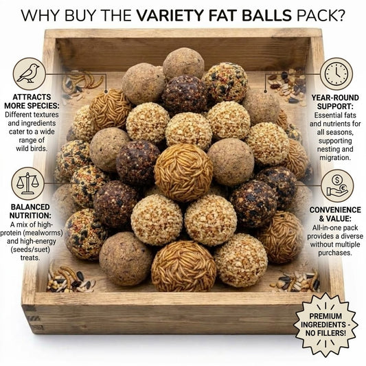 Premium 50-Pack Variety Fat Balls