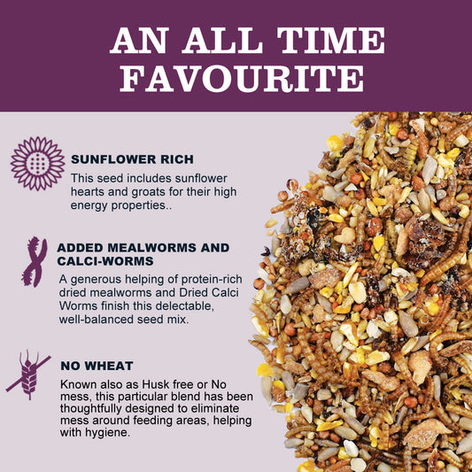 20kg Seed & Mealworm