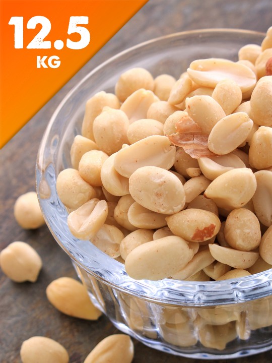 12.5kg Blanched Peanut Splits