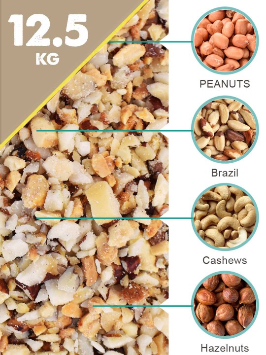 12.5Kg Chopped Mixed Nuts