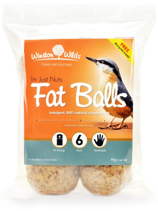 6 Pack Im Just Nuts Fat Balls