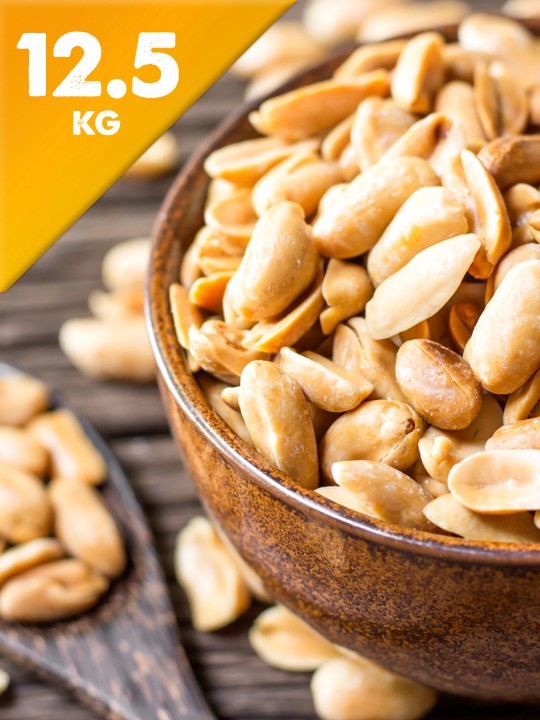 12.5kg Peanut Splits Baked